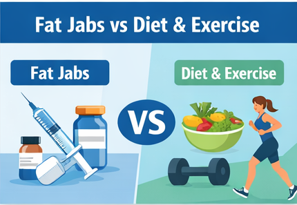 Fat jabs compared to diet and exercise for weight loss