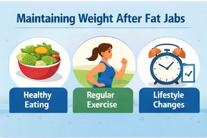Maintaining weight loss after fat jabs